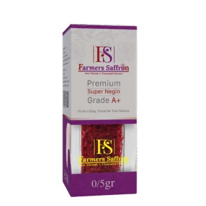 0.5 gram Super Negin saffron by Farmers Saffron – Grade A+ quality threads