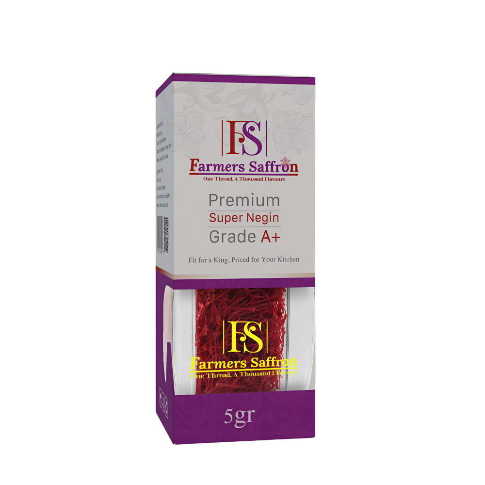 5 gram Super Negin saffron – top-grade Persian saffron for cooking, gifts, or bulk use