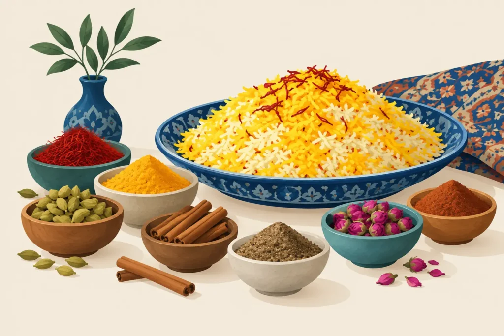7 Best Spices for Persian Rice and How to Use Them