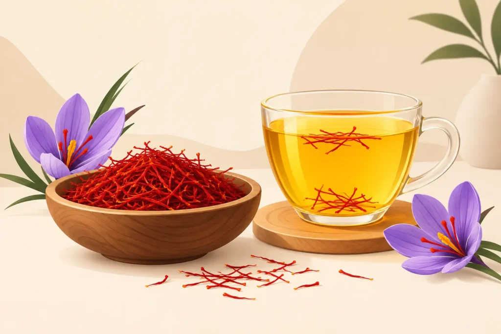 Best Saffron Tea Starts With Real Red Threads
