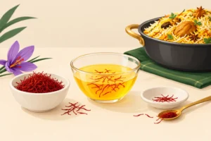 How to Prepare Saffron for Biryani Properly